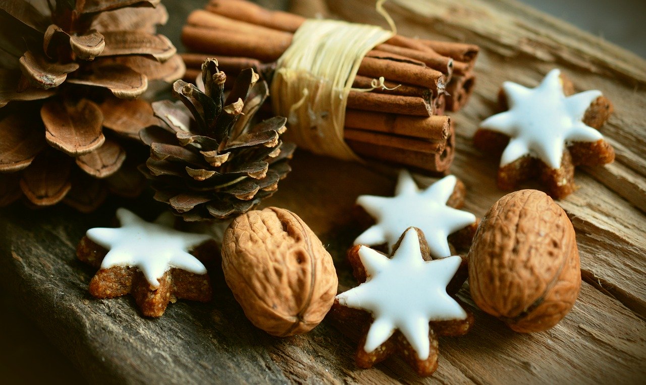 Galletas de canela y nueces