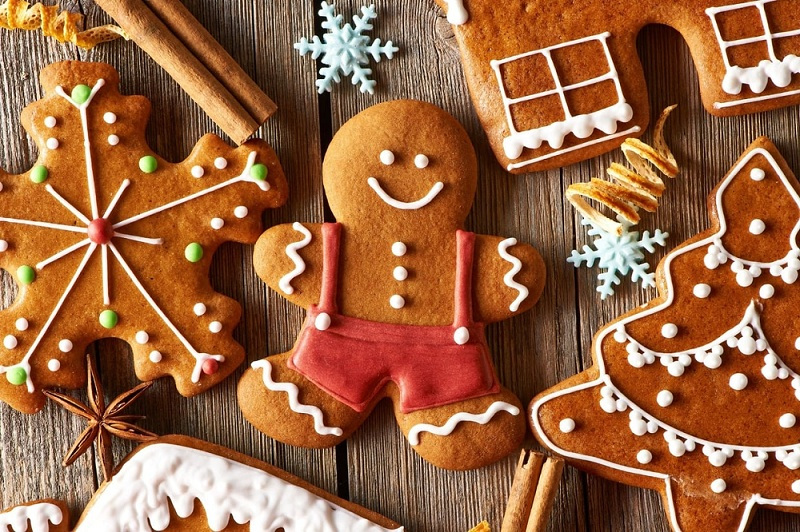 Felices fiestas con estas galletas