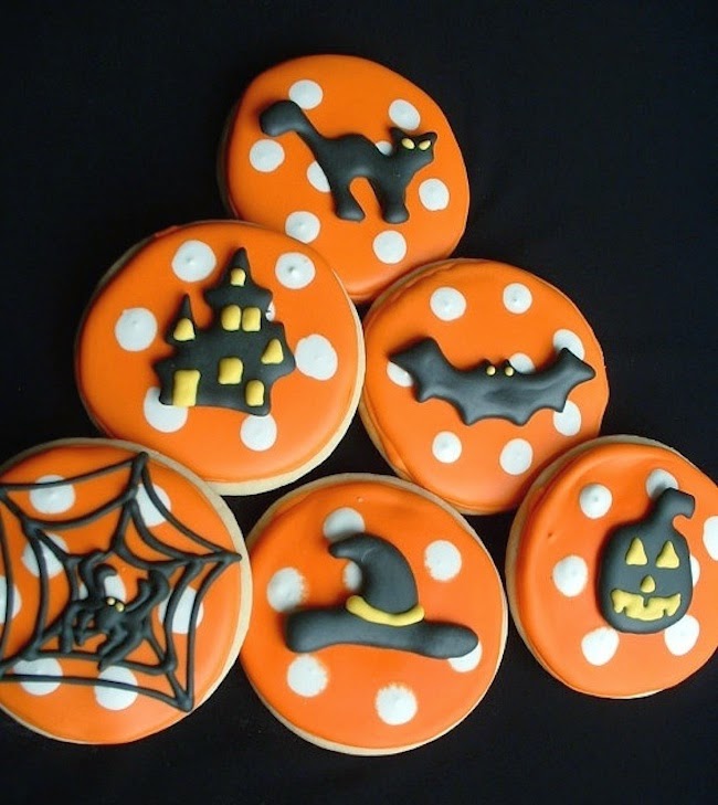 Galletas como postres para Halloween