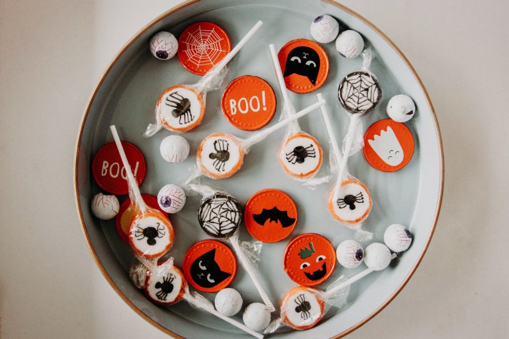 Piruletas para Halloween