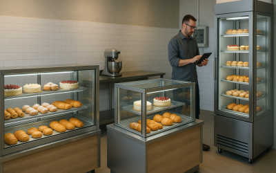 Comparativa de vitrinas frigoríficas para pastelerías: eficiencia y ROI